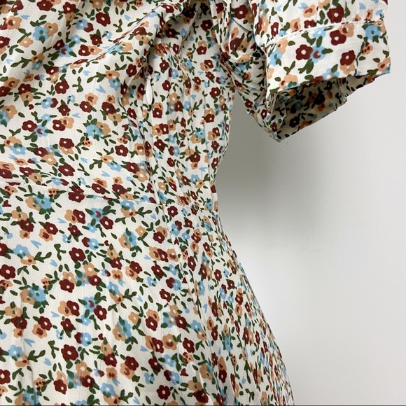 Faithfull The Brand floral Mini Dress size 6 - Picture 5 of 12